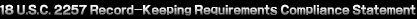 Compliance with 18 U.S.C. �� 2257