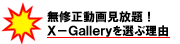 無修正動画とり放題!X-Galleryを選ぶ理由